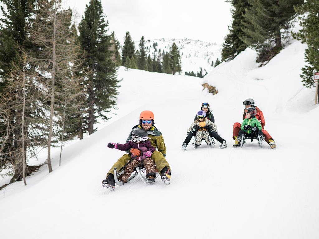 Rodeln am Speikboden im Ahrntal